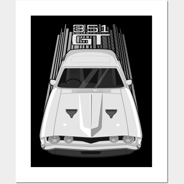 Ford Falcon XA GT 351 - White Wall Art by V8social